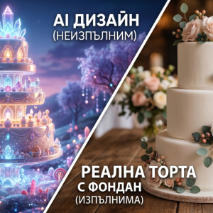 Когато фантазията срещне сладкаря: AI тортите и изкуството на възможното